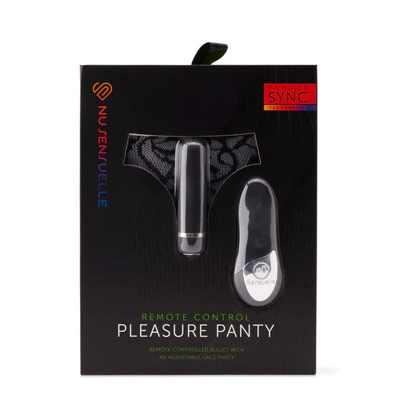 Nu Sensuelle Remote Control Pleasure Panty - Black