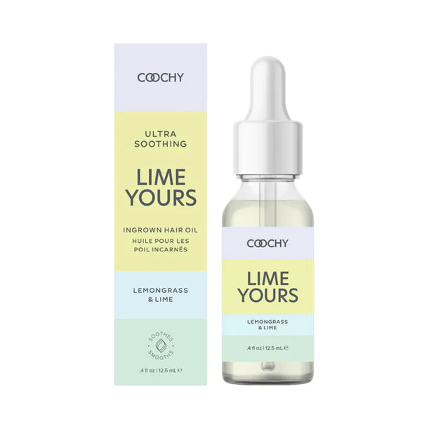 Coochy Ultra Soothing Ingrown Hair Oil Lemongrass Lime .5 fl. oz. 15 ml
