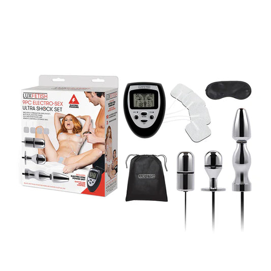 Kinklab Agent Noir Neon Wand Electrosex Kit