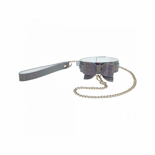 Ouch! International Paris Collection Collar with Leash Black
