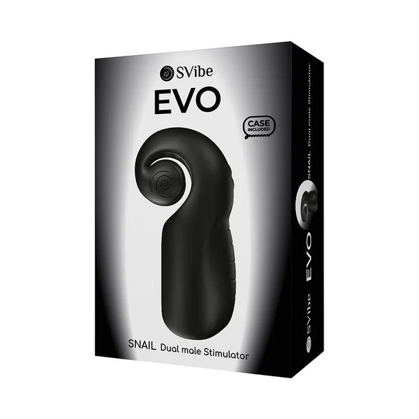 Snail Vibe SVibe Evo Rechargeable Masturbator Black