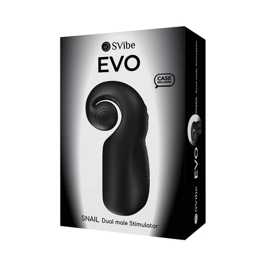 Snail Vibe SVibe Evo Rechargeable Masturbator Black