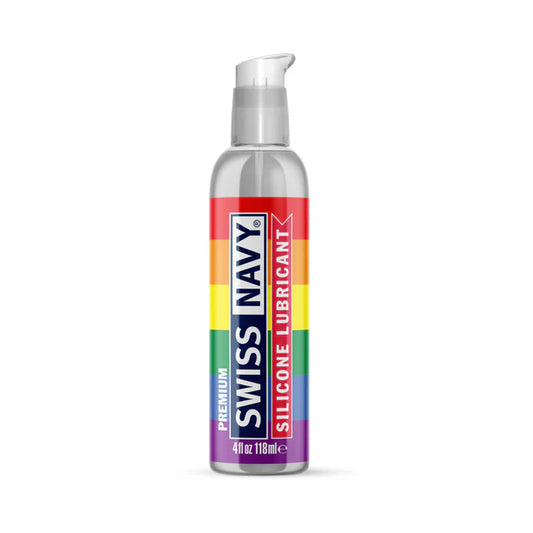 Swiss Navy Premium Silicone Pride Lubricant 4 oz