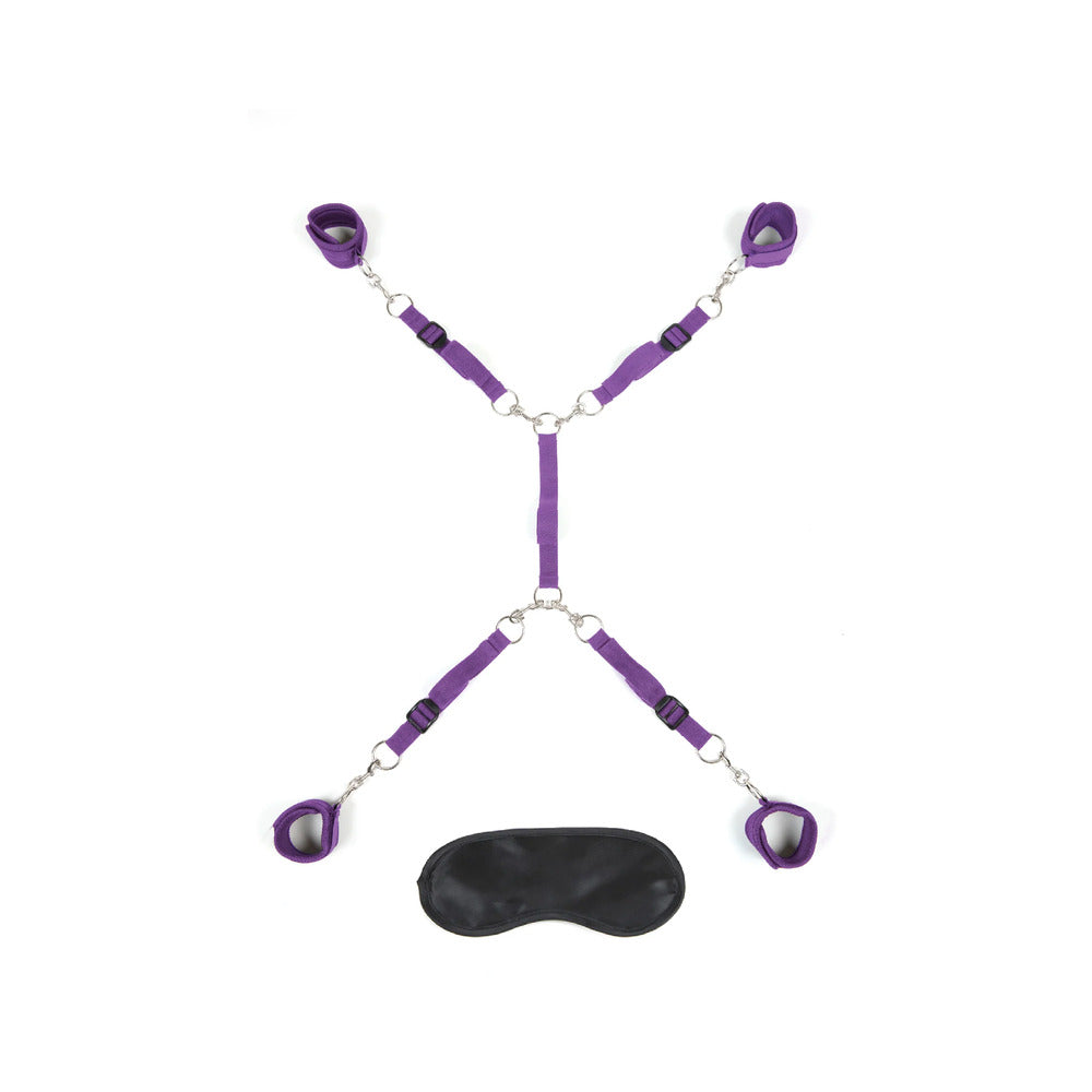 Lux Fetish Bed Spreader Purple